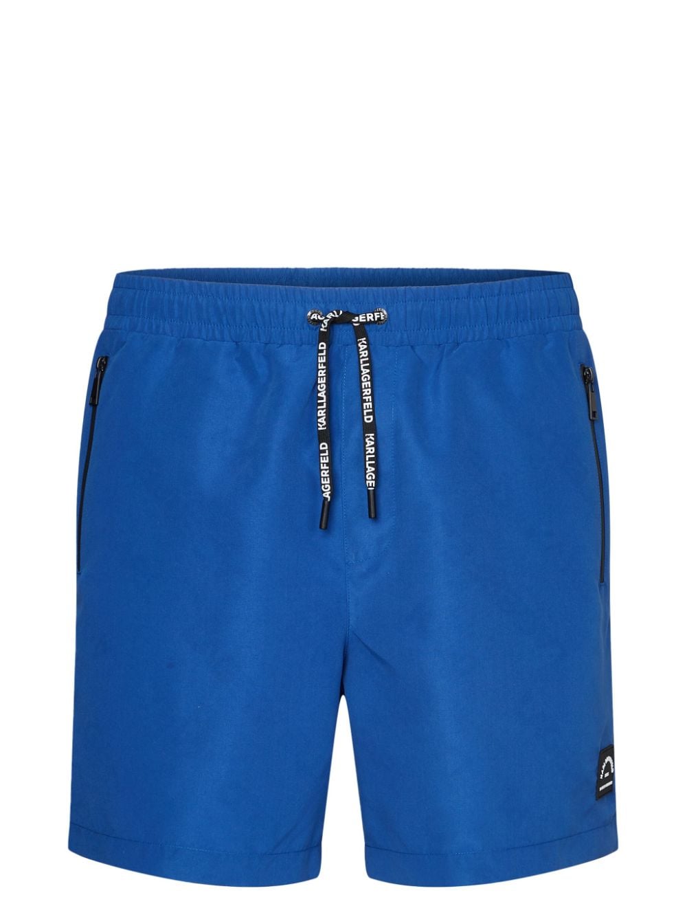 Karl Lagerfeld logo-print swim shorts - Blue von Karl Lagerfeld