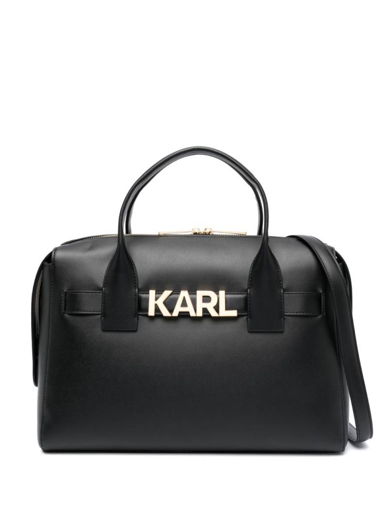 Karl Lagerfeld medium K/Letters tote bag - Black von Karl Lagerfeld