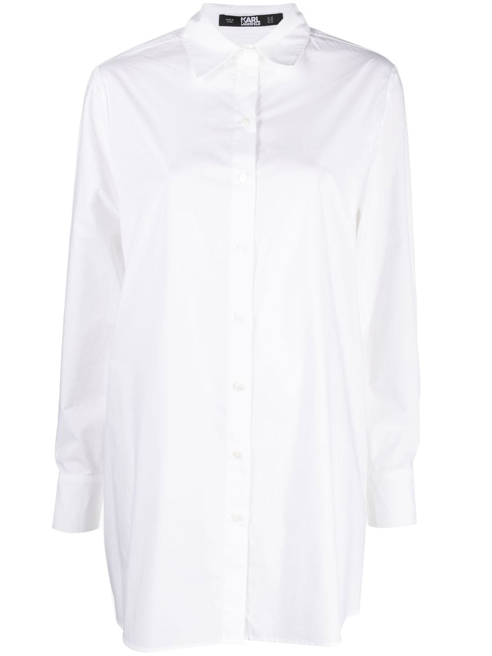 Karl Lagerfeld organic-cotton shirt - White von Karl Lagerfeld