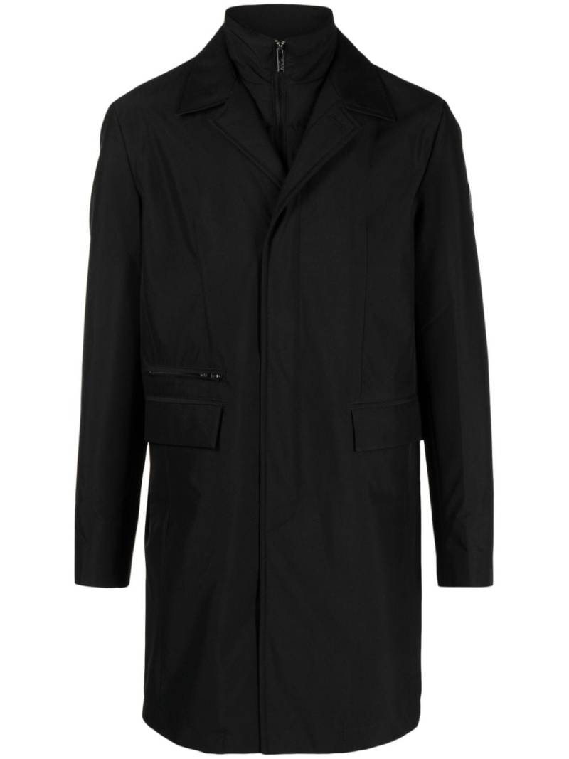 Karl Lagerfeld peak-lapels double-breasted coat - Black von Karl Lagerfeld