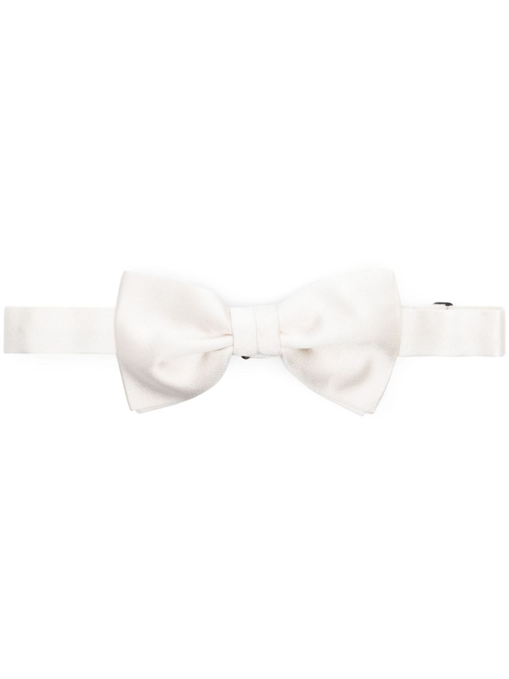 Karl Lagerfeld silk satin bow tie - Neutrals von Karl Lagerfeld