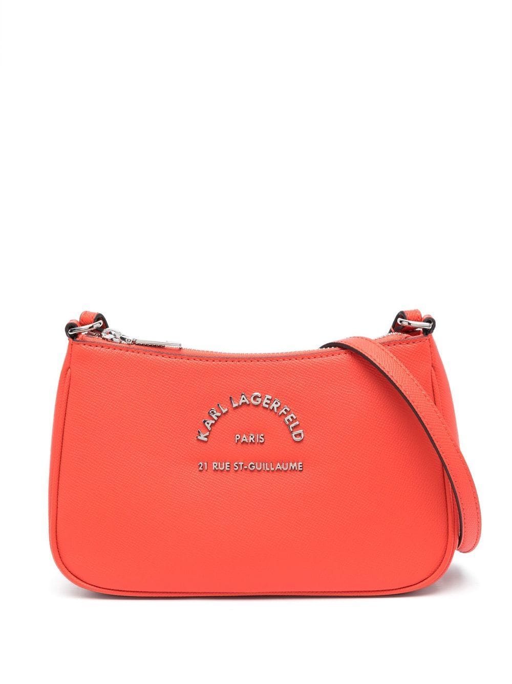 Karl Lagerfeld small logo-lettering crossbody bag - Orange von Karl Lagerfeld