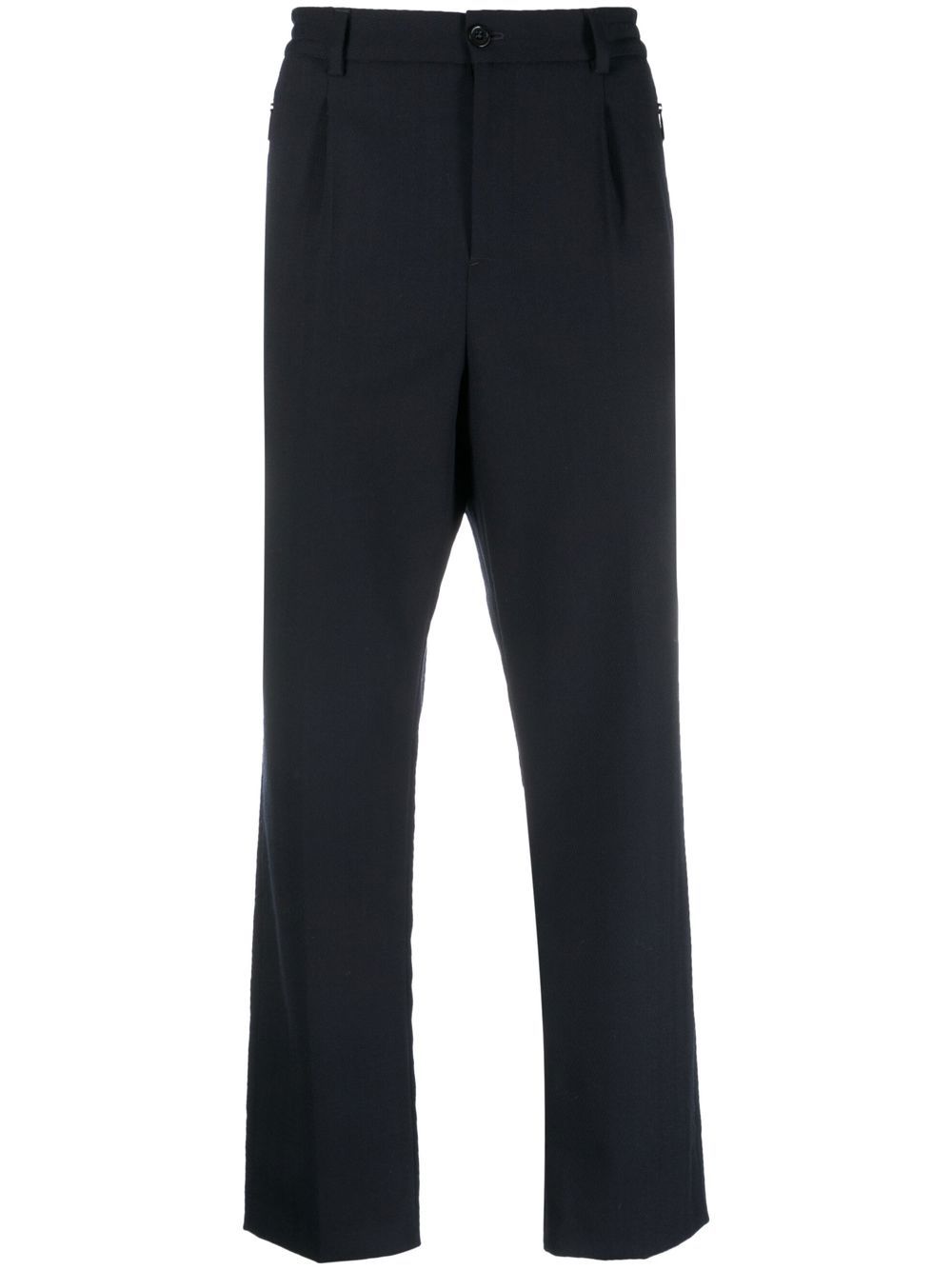 Karl Lagerfeld straight-leg tailored trousers - Blue von Karl Lagerfeld