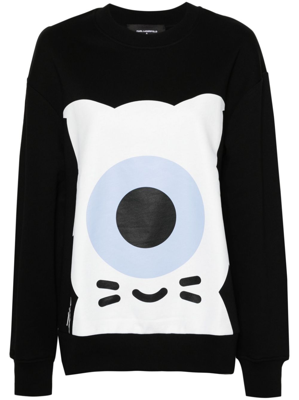 Karl Lagerfeld xDarcel Disappoints graphic-print sweatshirt - Black von Karl Lagerfeld