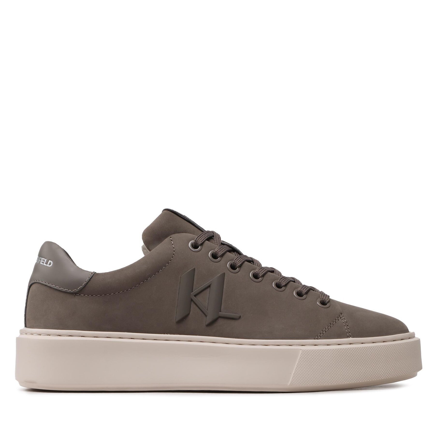 Sneakers KARL LAGERFELD KL52217 Taupe Nubuck von Karl Lagerfeld