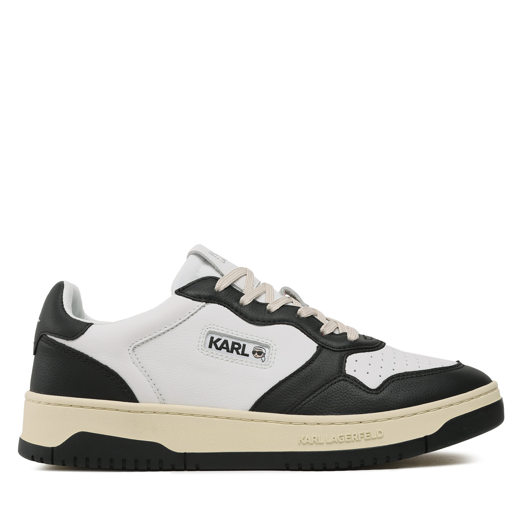 Sneakers KARL LAGERFELD KL53020 Black/White Lthr von Karl Lagerfeld