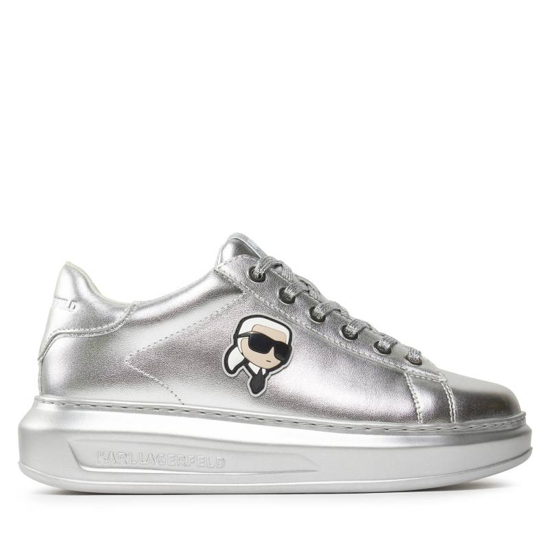 Sneakers KARL LAGERFELD KL62531M Silver Textured Lthr 1SL von Karl Lagerfeld