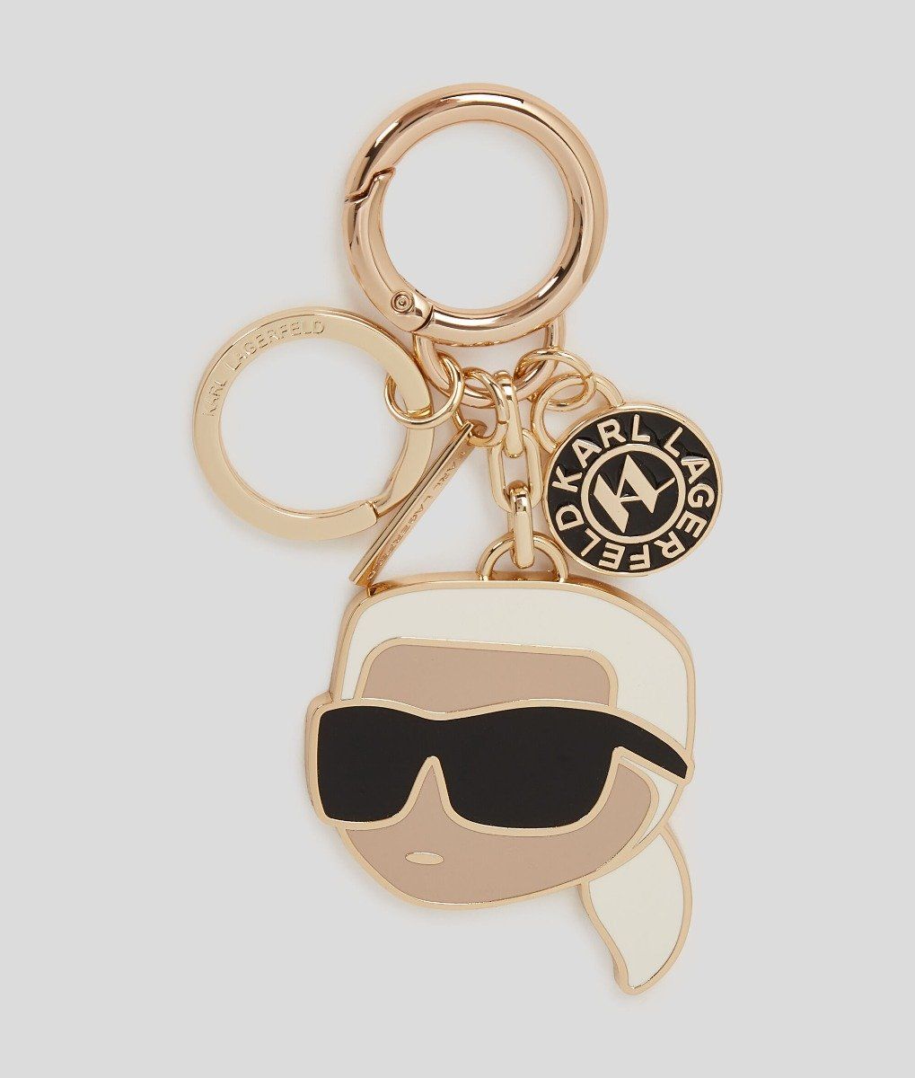 Karl lagerfeld IKON CHARM KEYCHAIN-0 Einmalige Grösse von Karl lagerfeld