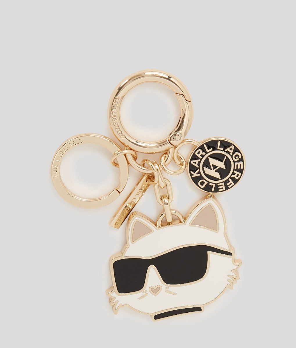 Karl lagerfeld IKON CHOUP CHARM KEYCHAIN-0 Einmalige Grösse von Karl lagerfeld