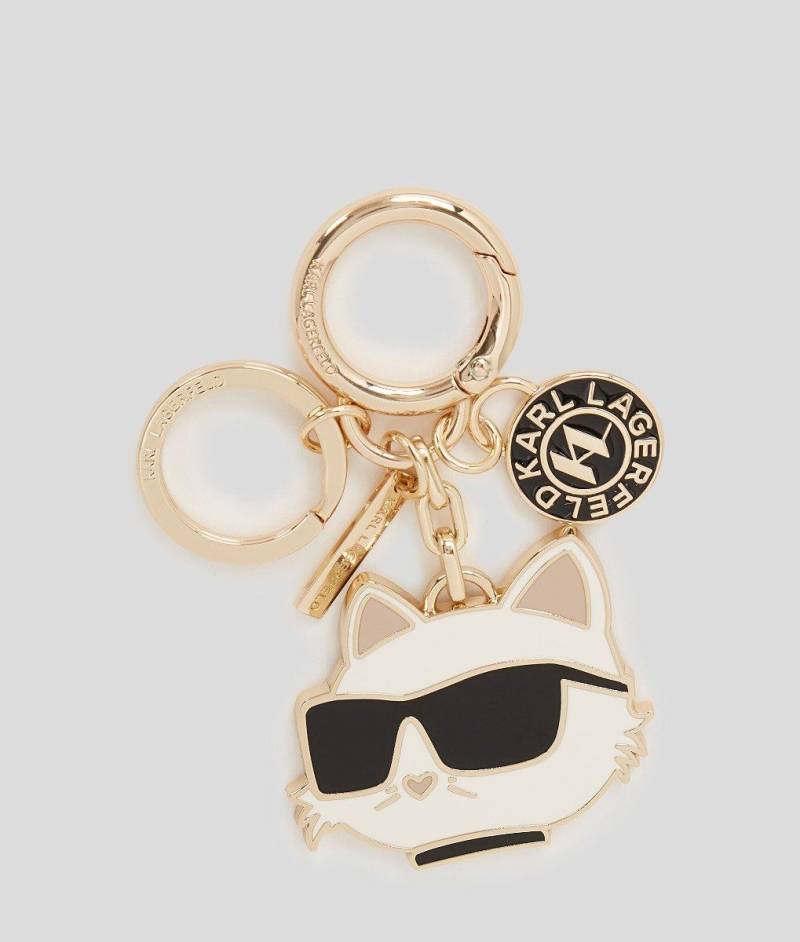 Karl lagerfeld IKON CHOUP CHARM KEYCHAIN-0 Einmalige Grösse von Karl lagerfeld