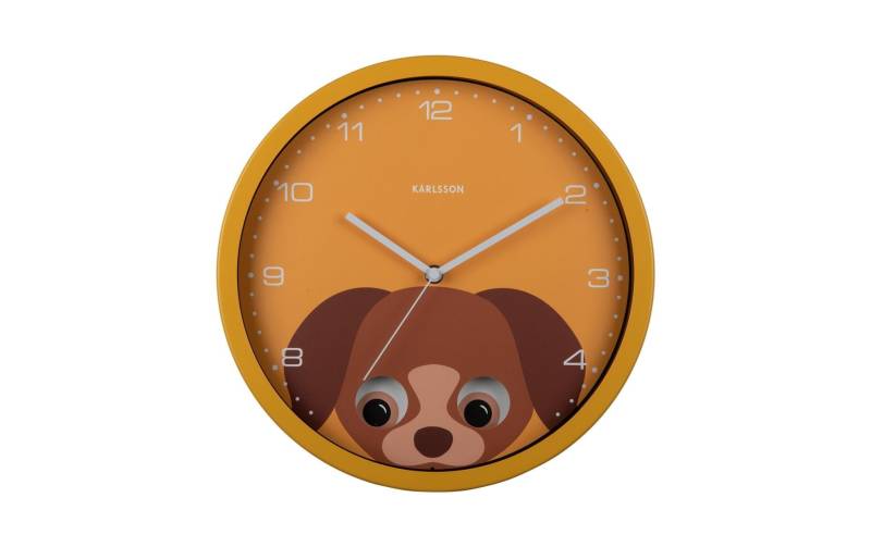 Karlsson Wanduhr »Hund Ø 30,8 cm« von Karlsson