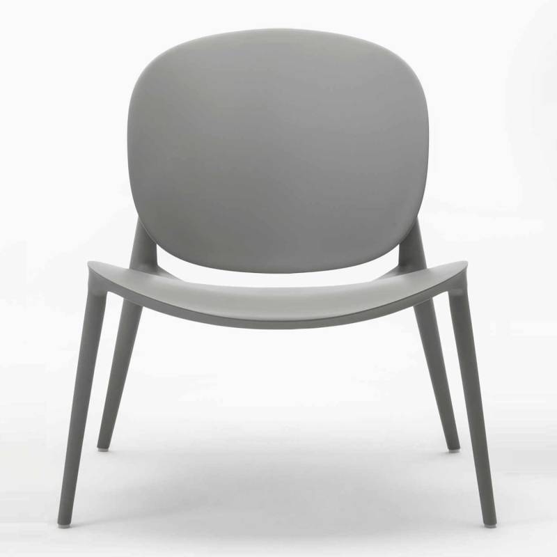 Be Bop Sessel, Farbe grau von Kartell