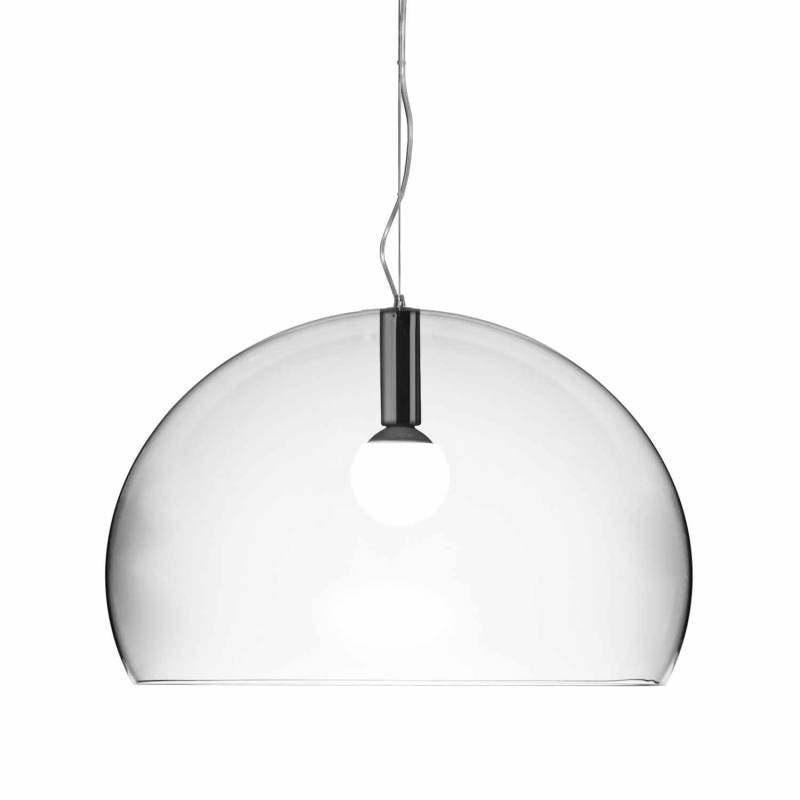 Big FL/Y LED Pendelleuchte, Farbe transparent/glasklar von Kartell