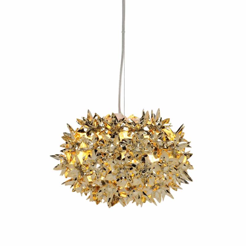 Bloom LED Pendelleuchte, Farbe gold, Durchmesser 28 cm von Kartell