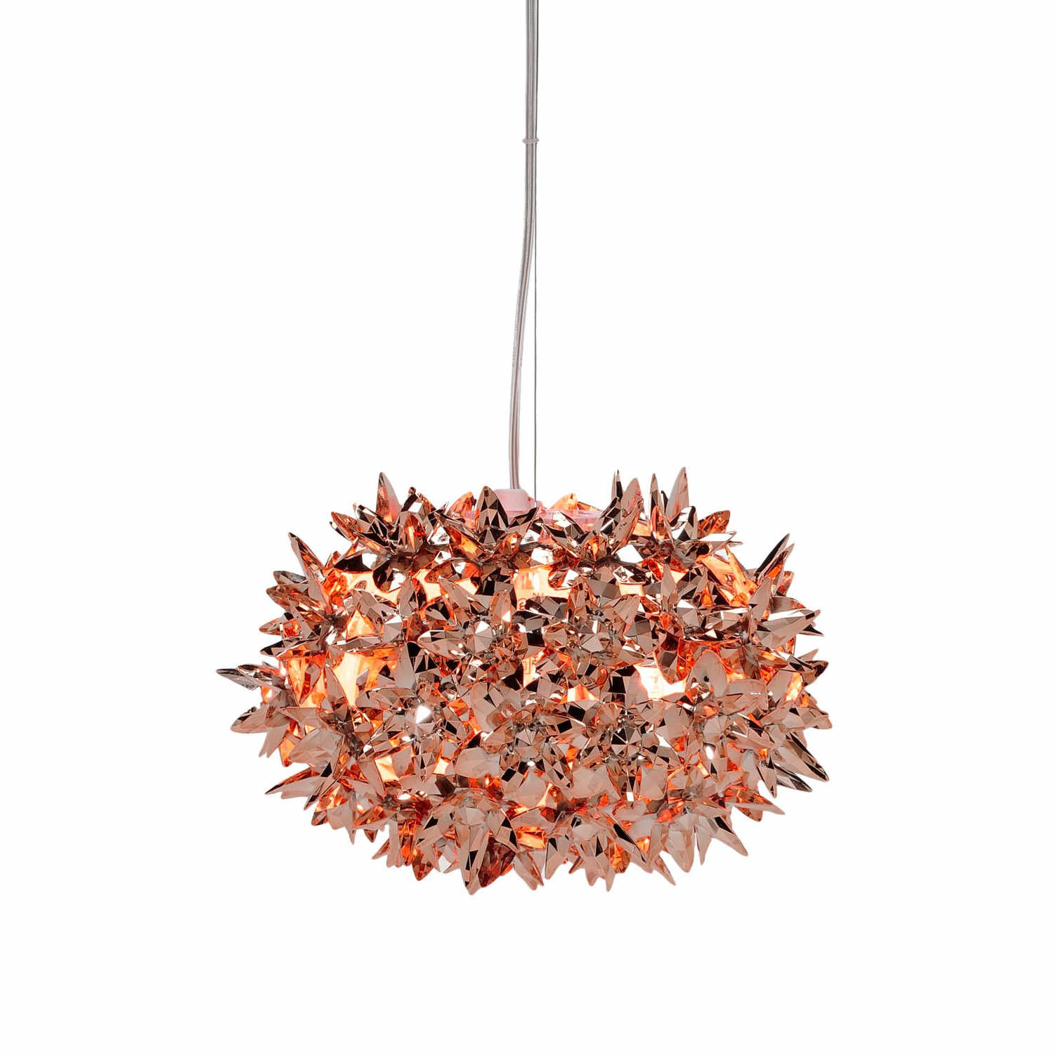 Bloom LED Pendelleuchte, Farbe kupfer, Durchmesser 28 cm von Kartell