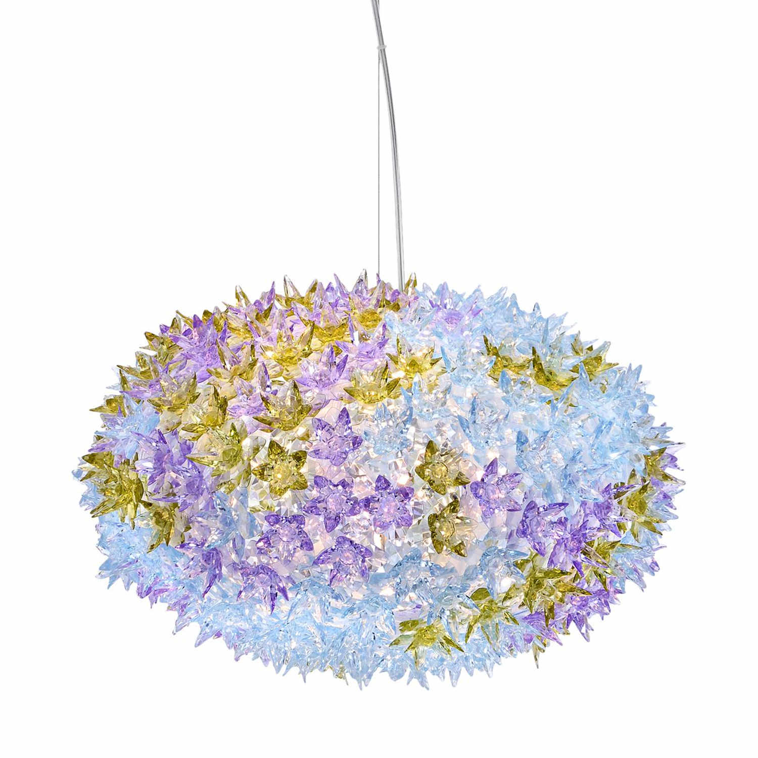 Bloom LED Pendelleuchte, Farbe transparent/lavendel, Durchmesser 53 cm von Kartell
