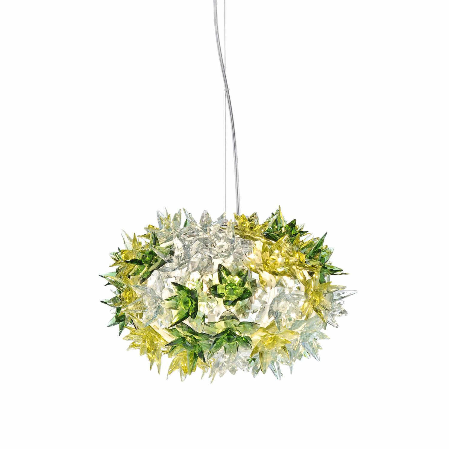 Bloom LED Pendelleuchte, Farbe transparent/minze, Durchmesser 28 cm von Kartell