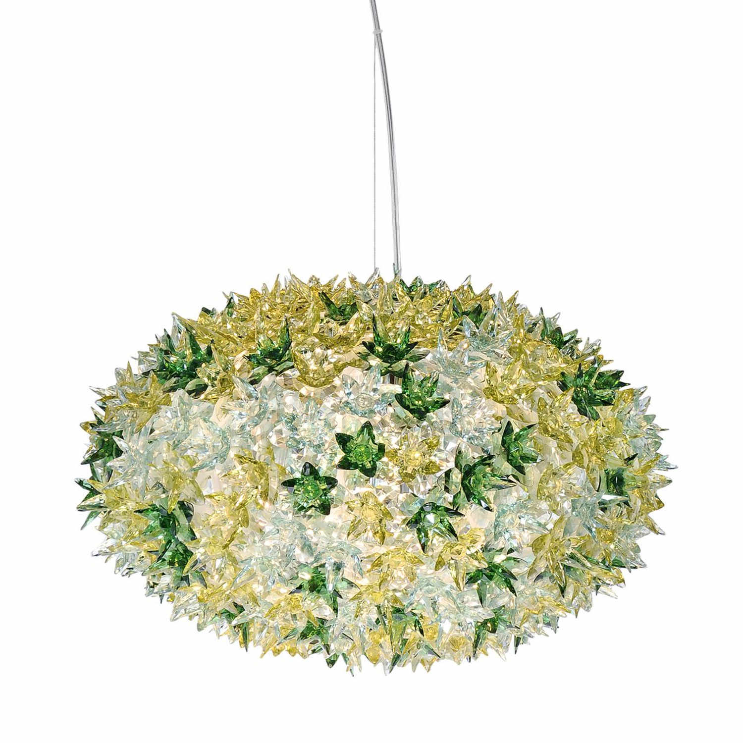 Bloom LED Pendelleuchte, Farbe transparent/minze, Durchmesser 53 cm von Kartell