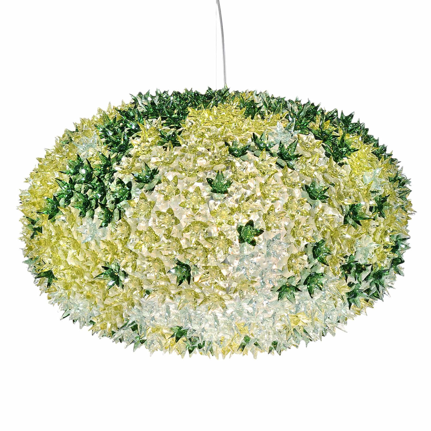 Bloom LED Pendelleuchte, Farbe transparent/minze, Durchmesser 80 cm von Kartell