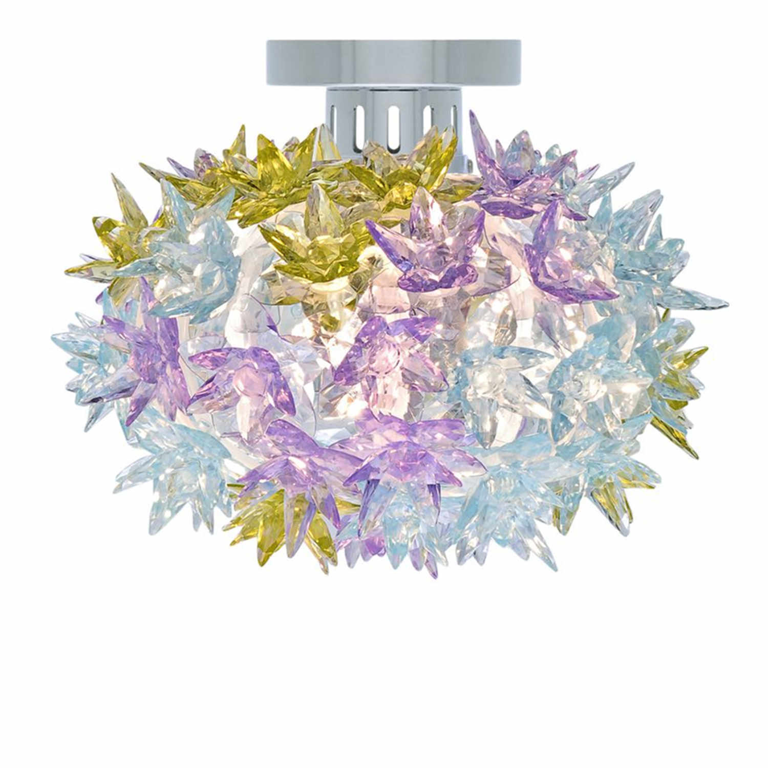 Bloom LED Wand-/Deckenleuchte, Farbe transparent/lavendel von Kartell