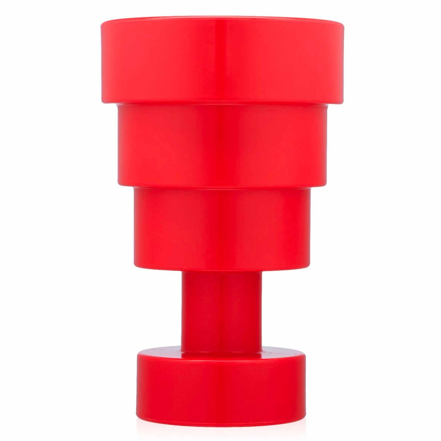 Calice Vase, Farbe rot von Kartell