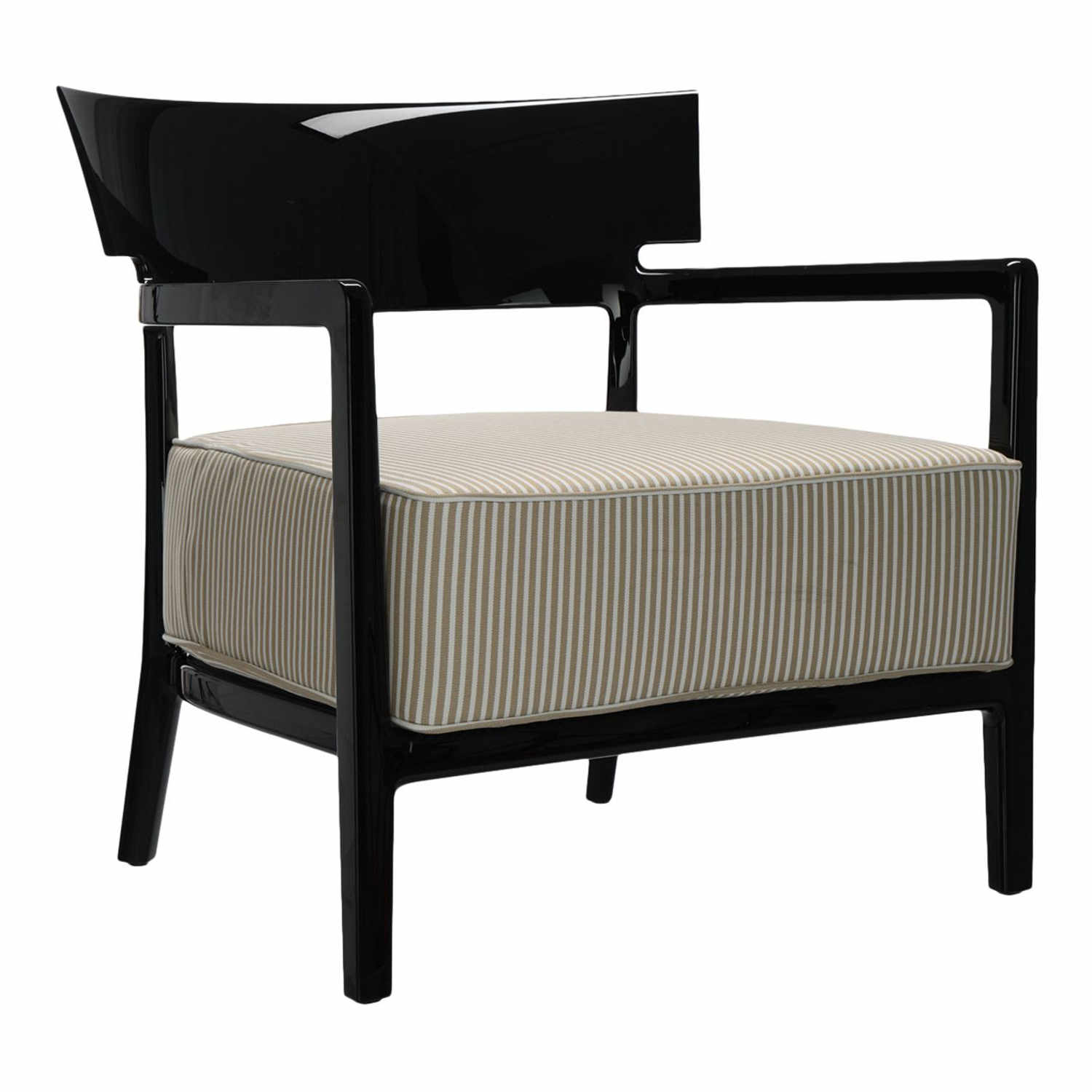 Cara Outdoor Sessel, Farbe schwarz/dove schwarz von Kartell
