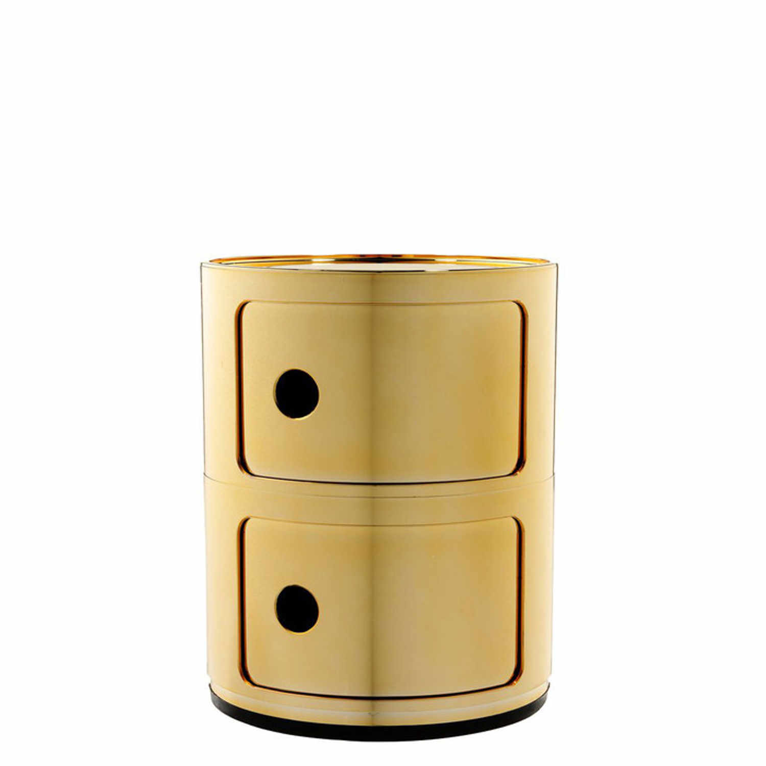 Componibili 2er Container , Farbe gold von Kartell