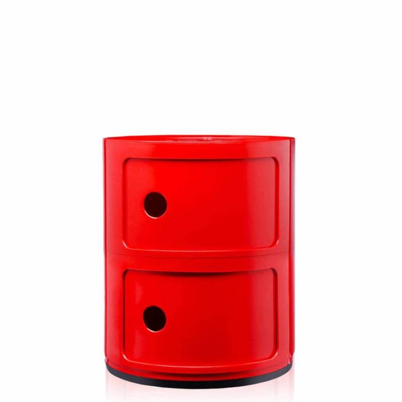 Componibili 2er Container , Farbe rot von Kartell