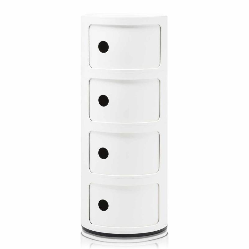 Componibili 4er Container, Farbe weiss von Kartell