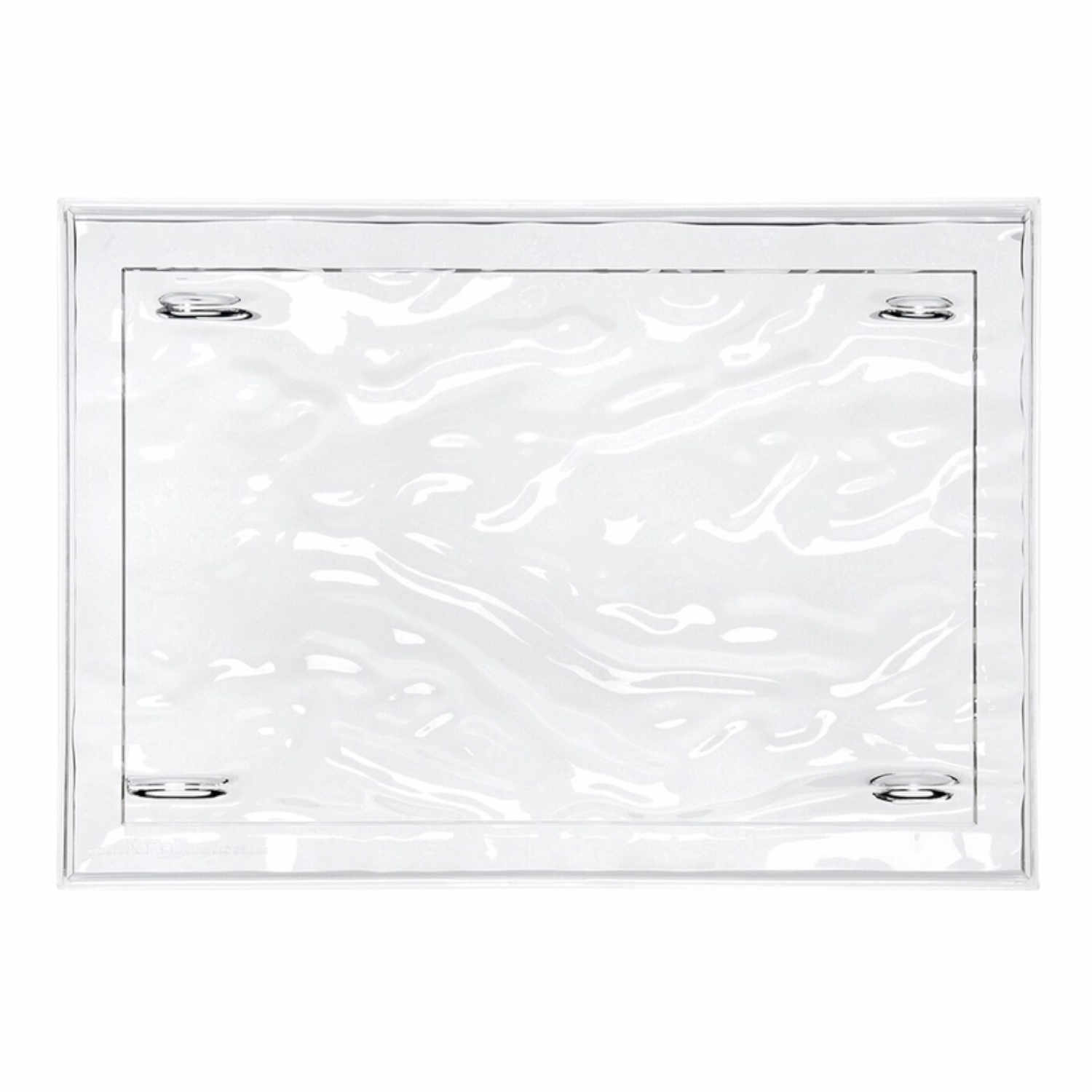Dune Big Tablett, Farbe transparent/glasklar von Kartell