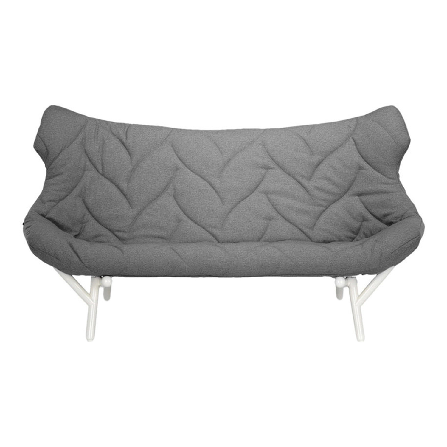 Foliage Sofa, Stoff trevirabezug - beige/a, Gestell weiss Foliage Sofa, Stoff trevirabezug - beige/a, Gestell weiss von Kartell