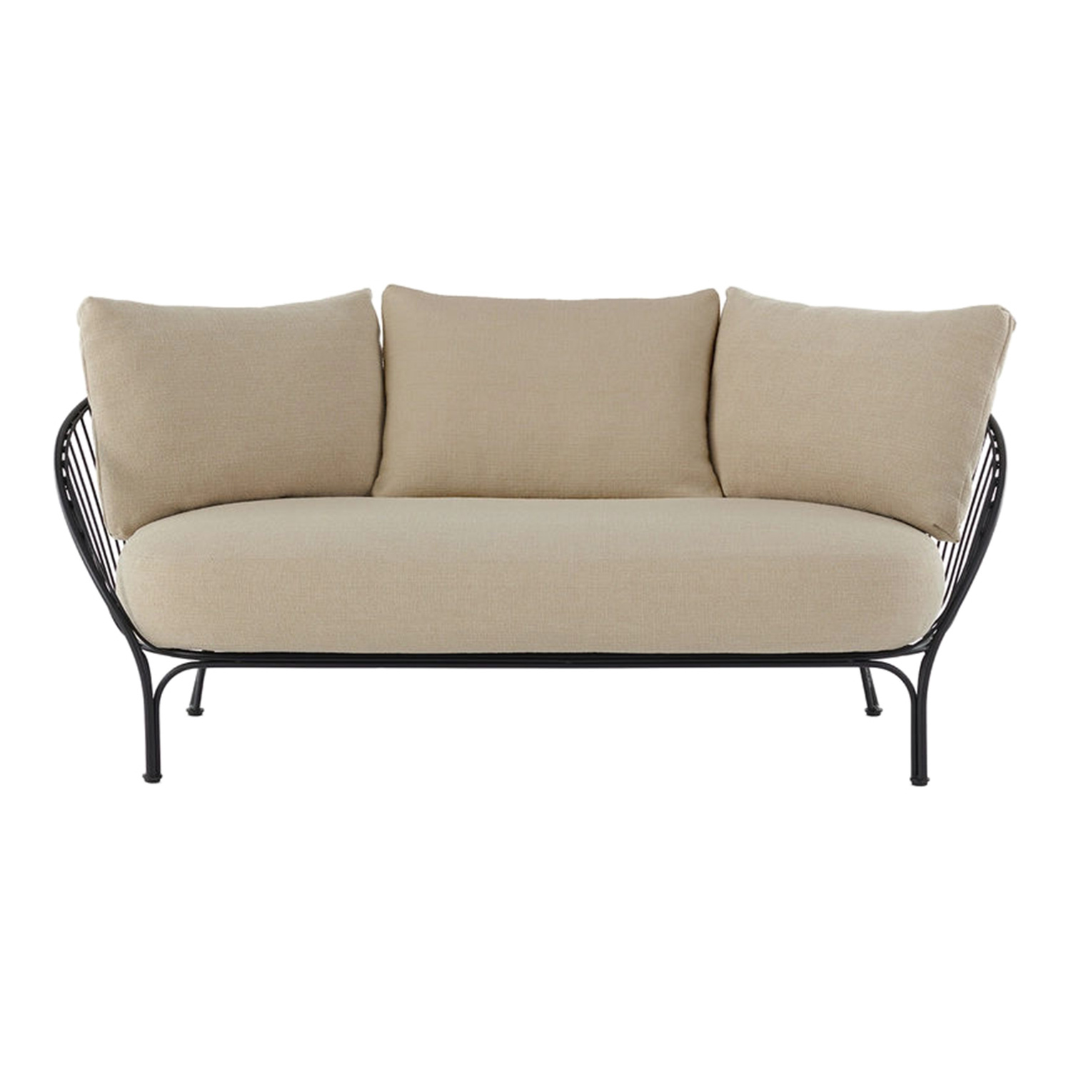 Hiray Polster-Sofa, Farbe ne/schwarz-beige Hiray Polster-Sofa, Farbe ne/schwarz-beige von Kartell