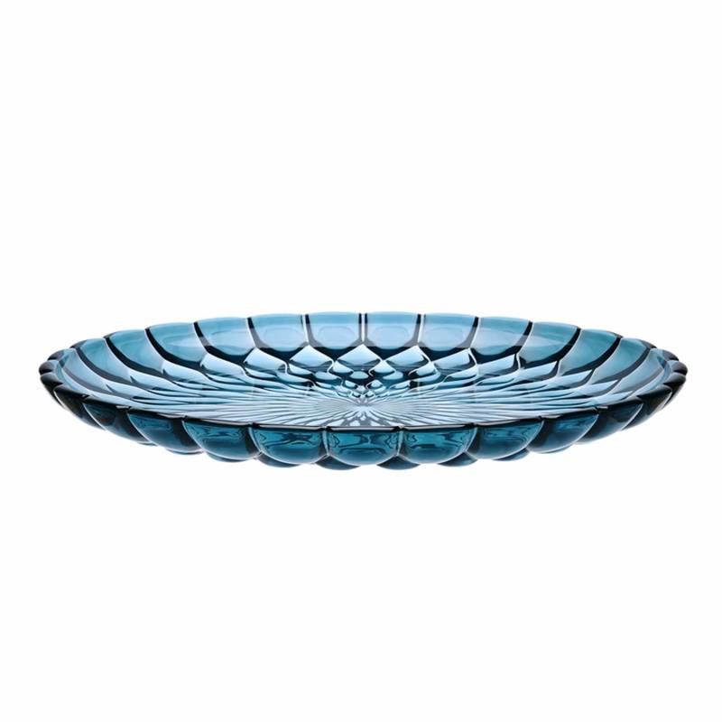 Jelly Servierplatte, Farbe transparent/blau von Kartell
