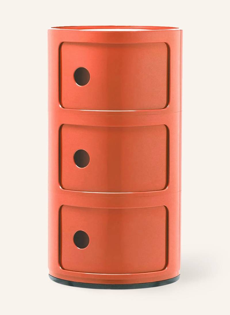 Kartell Beistelltisch Componibili orange von Kartell