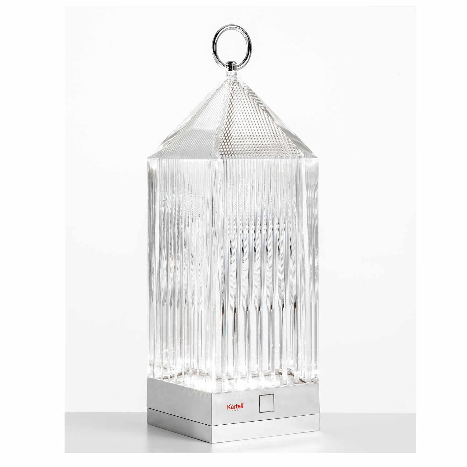 Lantern LED Akku Tischleuchte, Farbe transparent/glasklar von Kartell