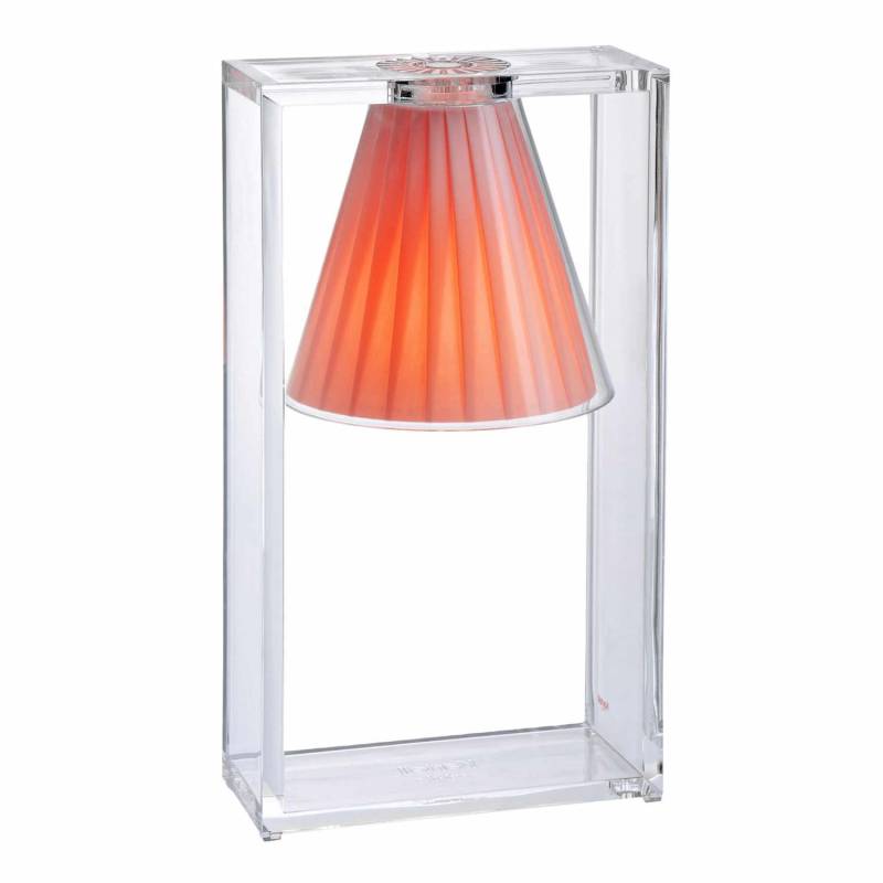 Light-Air LED Tischleuchte, Prägung ohne, Farbe transparent/rosa von Kartell