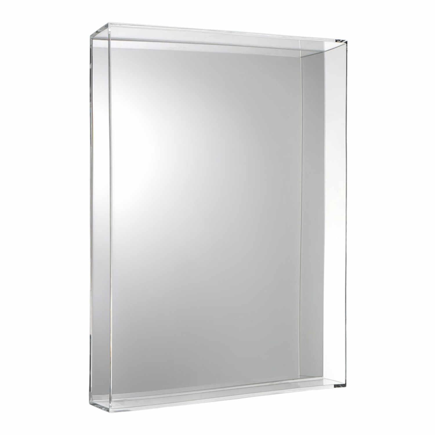 Only Me Wandspiegel, Farbe transparent/glasklar, Grösse h. 70 x t. 9 x b. 50 cm von Kartell