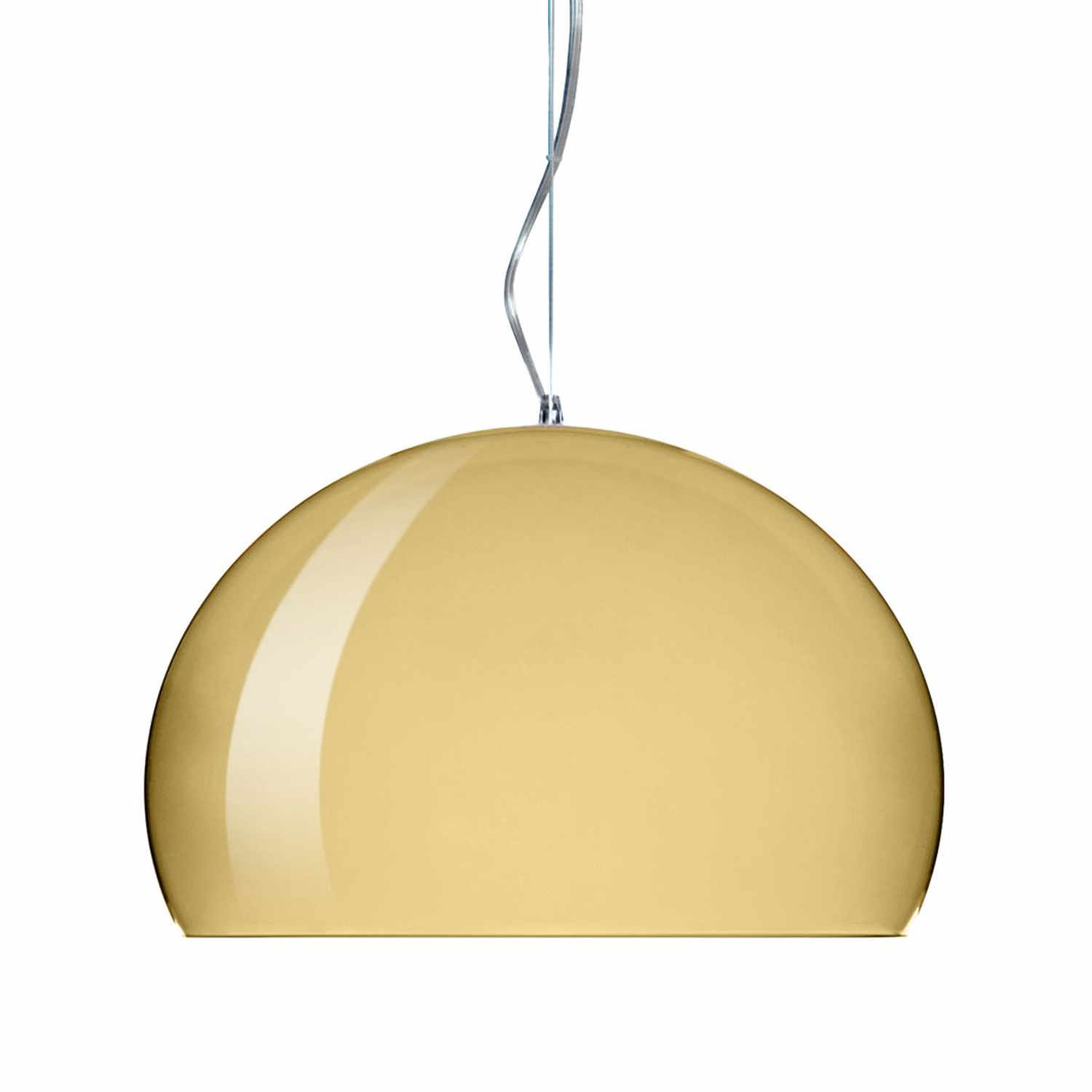 Small FL/Y LED Pendelleuchte, Farbe gold von Kartell