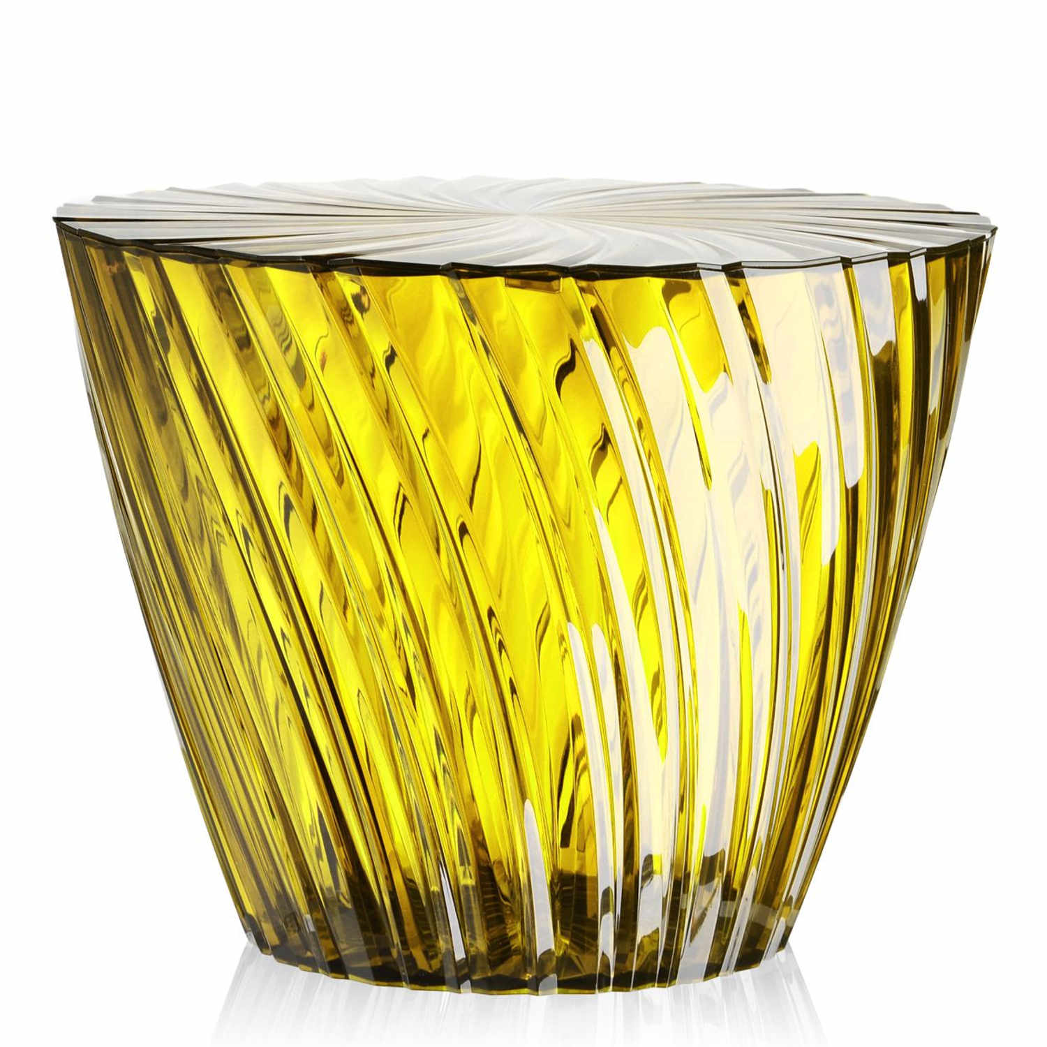 Sparkle Beistelltisch, Farbe transparent/honig von Kartell