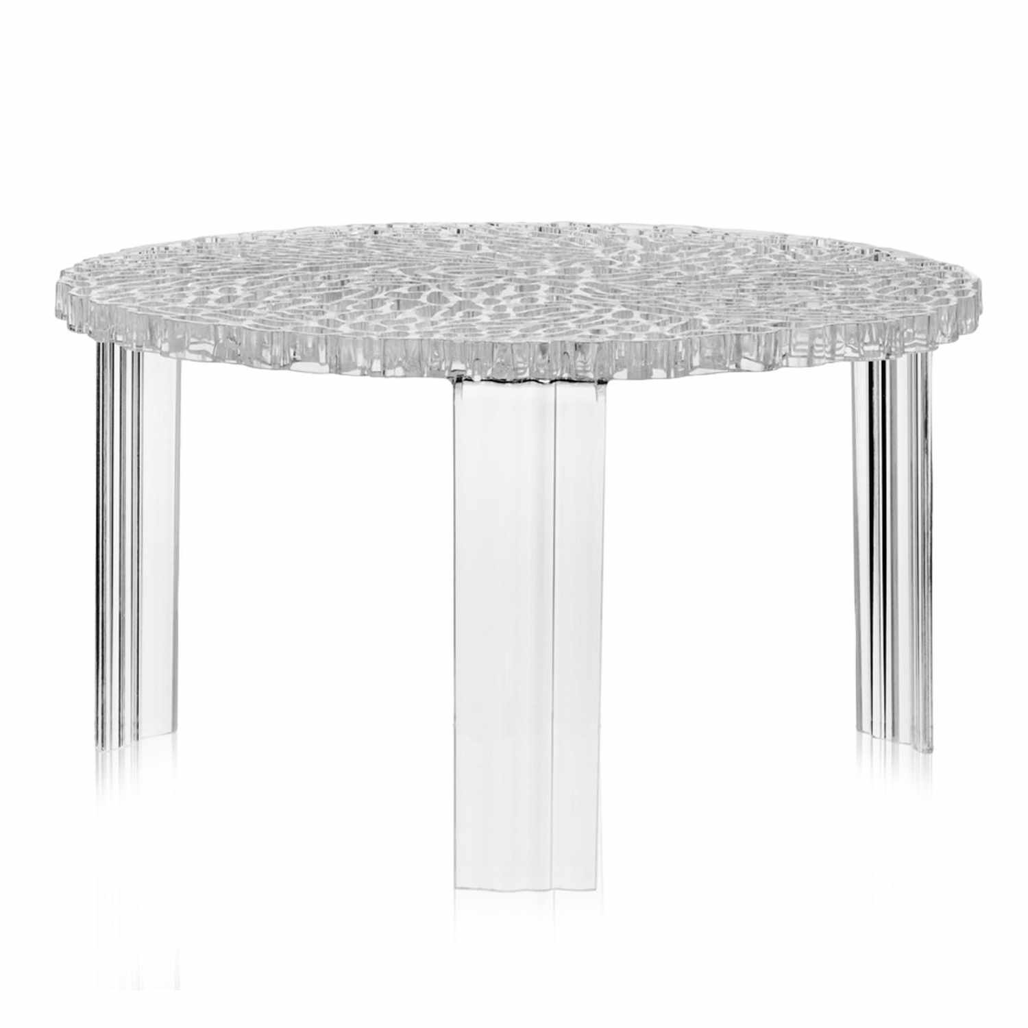T-Table Beistelltisch, Höhe 28 cm, Farbe transparent/glasklar von Kartell