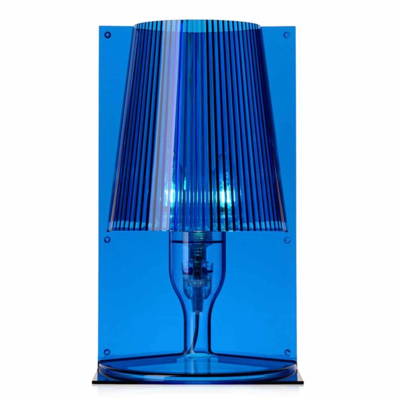 Take LED Tischleuchte, Farbe transparent/blau von Kartell