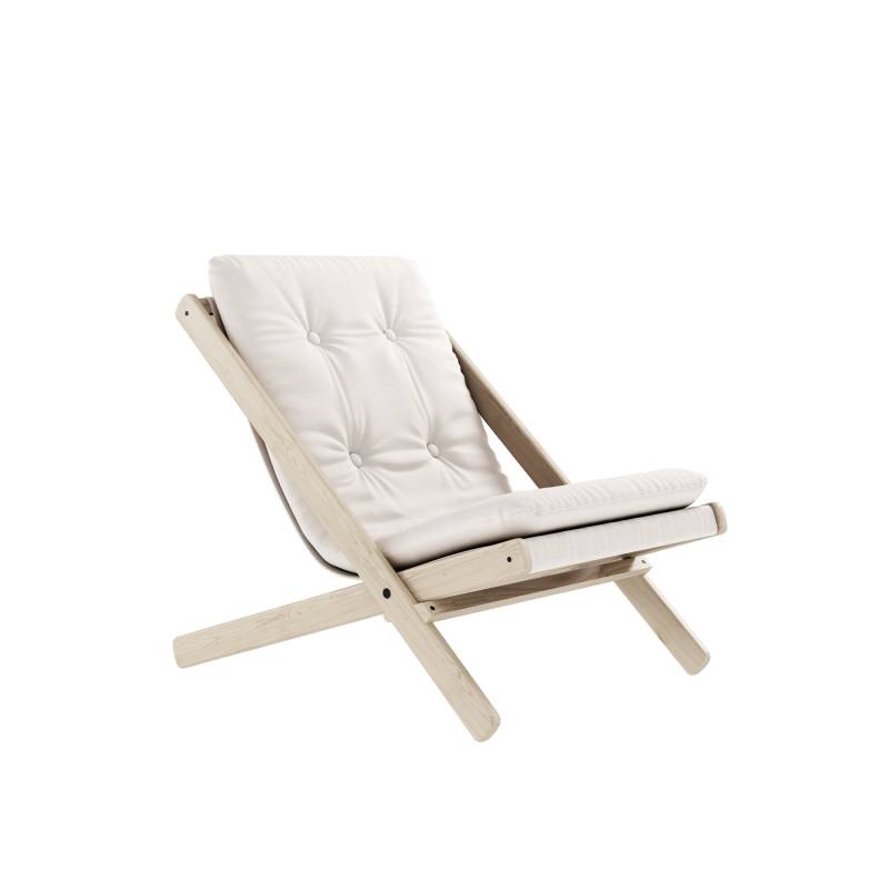 Karup Design Loungesessel »Boogie OUT, Klappstuhl inklusive gepolsterte Sitzauflage«, (1 St.), Sitzauflage: schnelltrocknend, wasserabweisend, Gestell aus Massivholz von Karup Design
