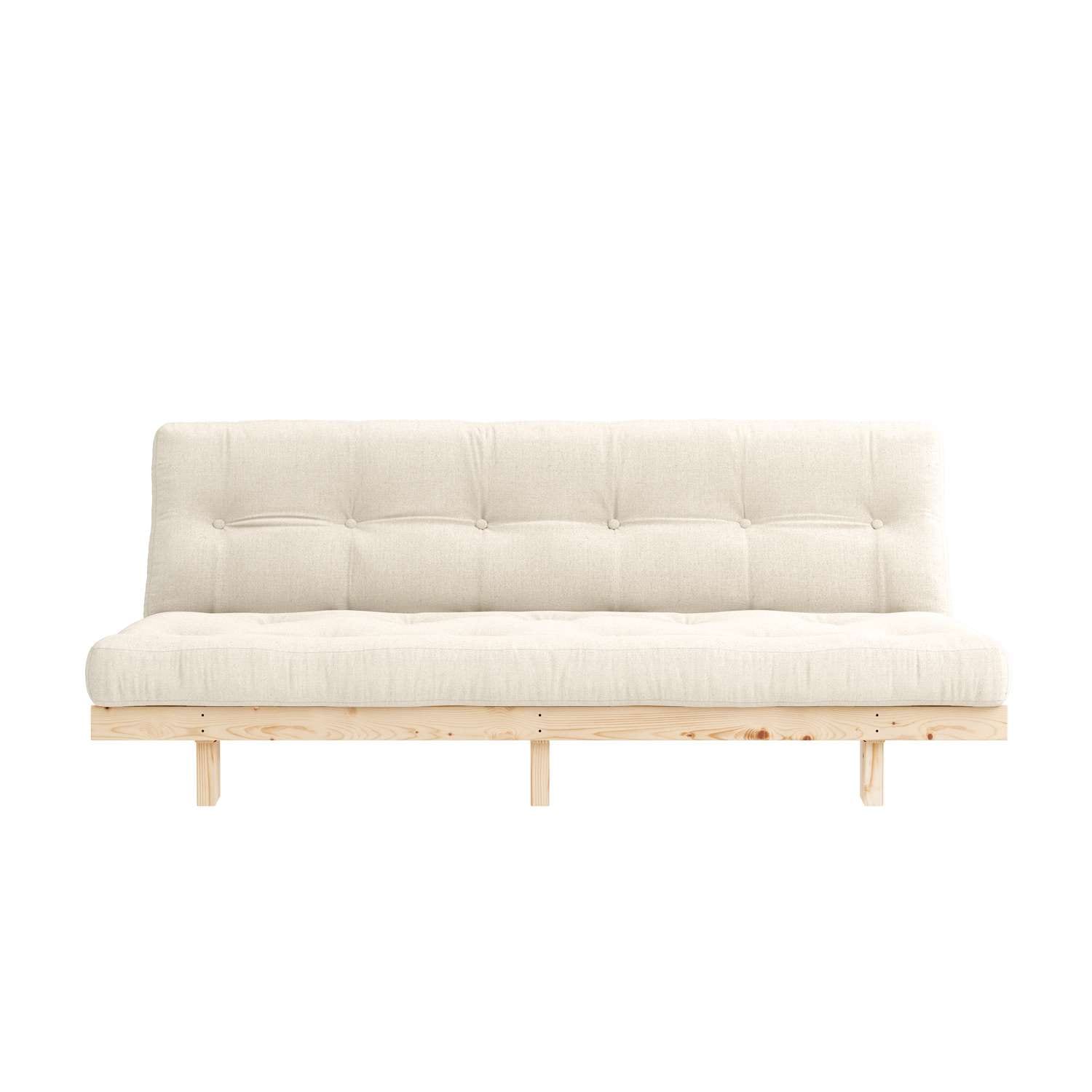 Karup Design Schlafsofa »Lean 200 Schlafsofa, Gästebett, Sofa mit Futonmatratze«, (2 St.), Inkl. Futonmatratze, Liegefläche 130x200 cm, FSC® zertifizierte Kiefer von Karup Design