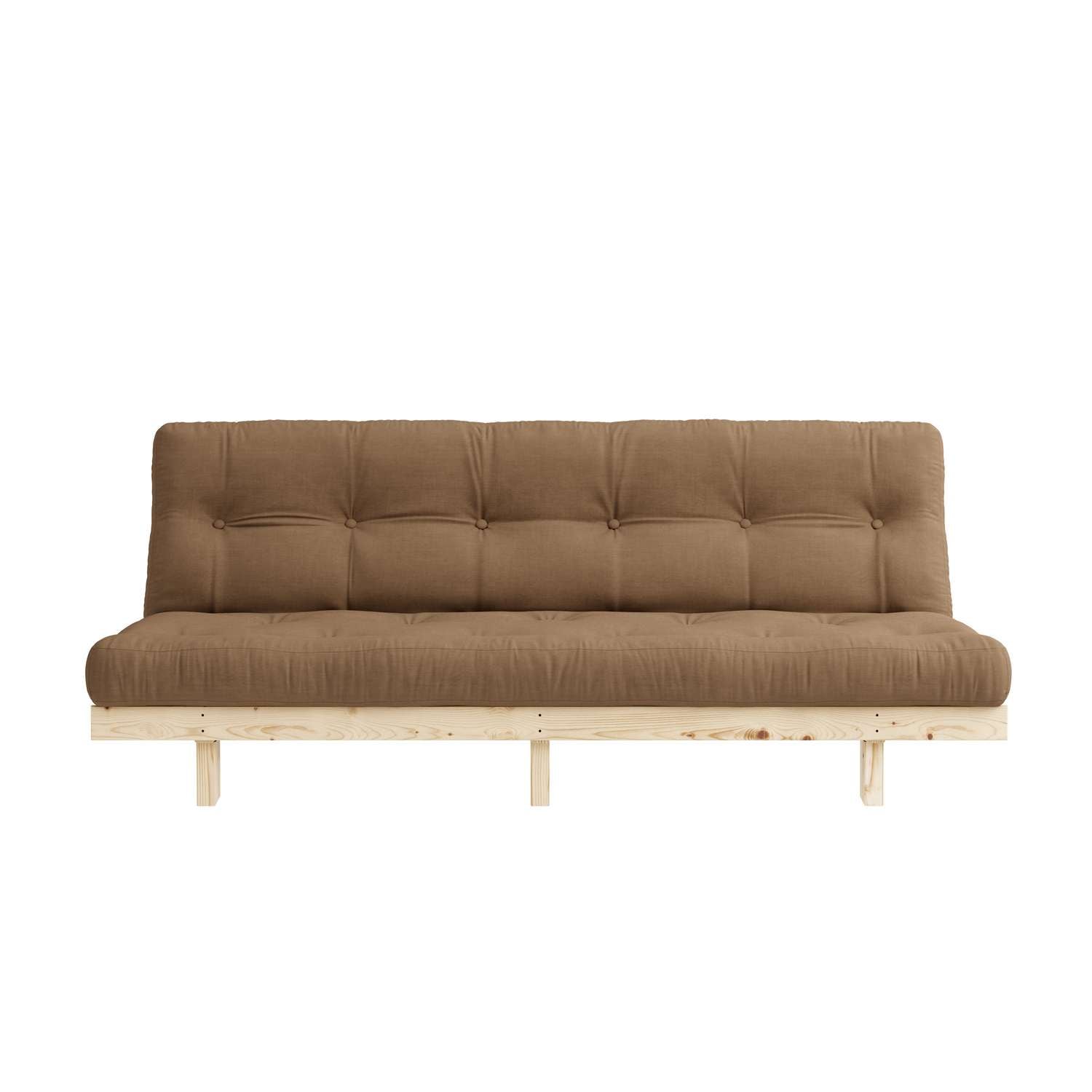 Karup Design Schlafsofa »Lean 200 Schlafsofa, Gästebett, Sofa mit Futonmatratze«, (2 St.), Inkl. Futonmatratze, Liegefläche 130x200 cm, FSC® zertifizierte Kiefer von Karup Design