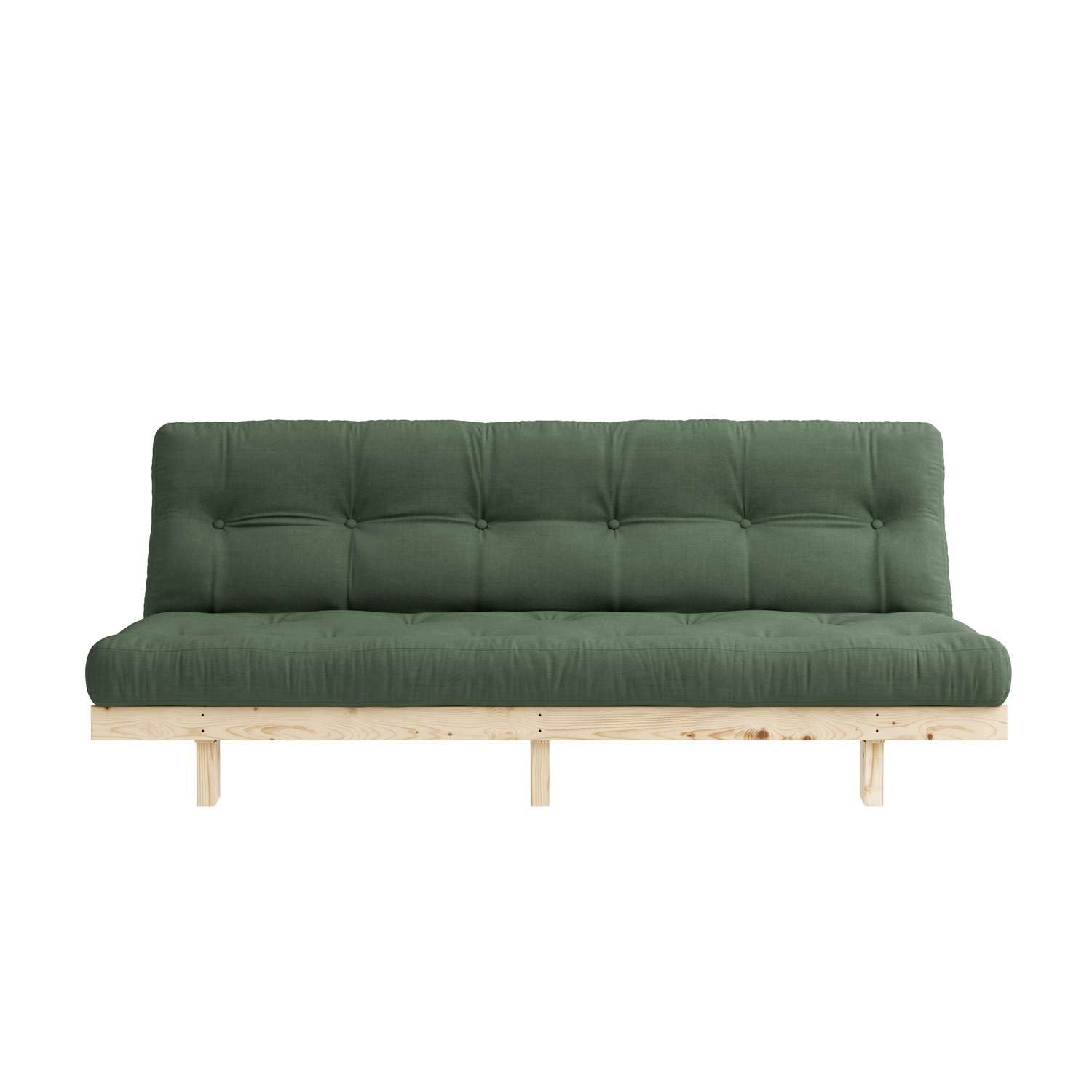 Karup Design Schlafsofa »Lean 200 Schlafsofa, Gästebett, Sofa mit Futonmatratze«, (2 St.), Inkl. Futonmatratze, Liegefläche 130x200 cm, FSC® zertifizierte Kiefer von Karup Design