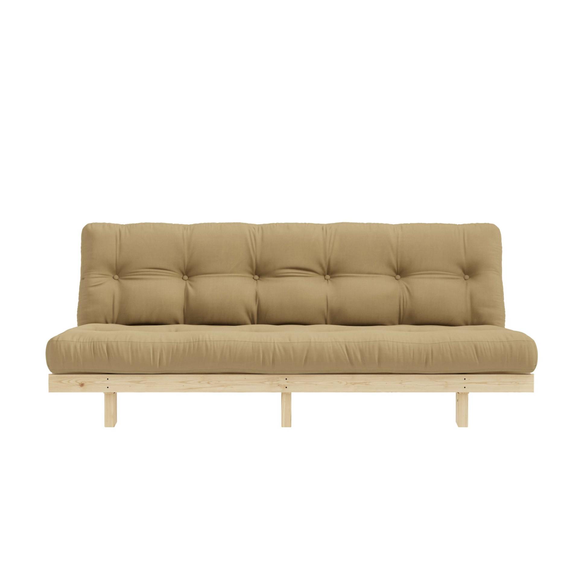 Karup Design Schlafsofa »Lean 200 Schlafsofa, Gästebett, Sofa mit Futonmatratze«, (2 St.), Inkl. Futonmatratze, Liegefläche 130x200 cm, FSC® zertifizierte Kiefer von Karup Design