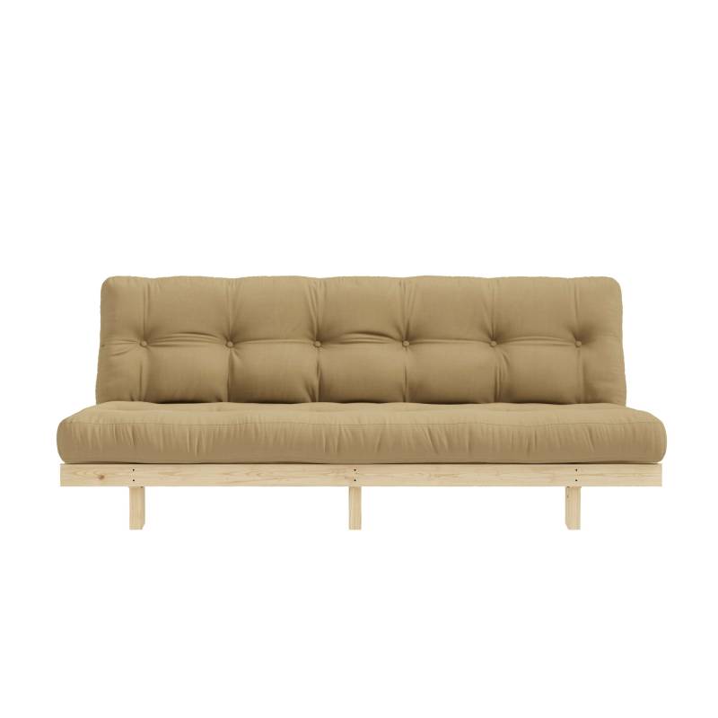 Karup Design Schlafsofa »Lean 200 Schlafsofa, Gästebett, Sofa mit Futonmatratze«, (2 St.), Inkl. Futonmatratze, Liegefläche 130x200 cm, FSC® zertifizierte Kiefer von Karup Design