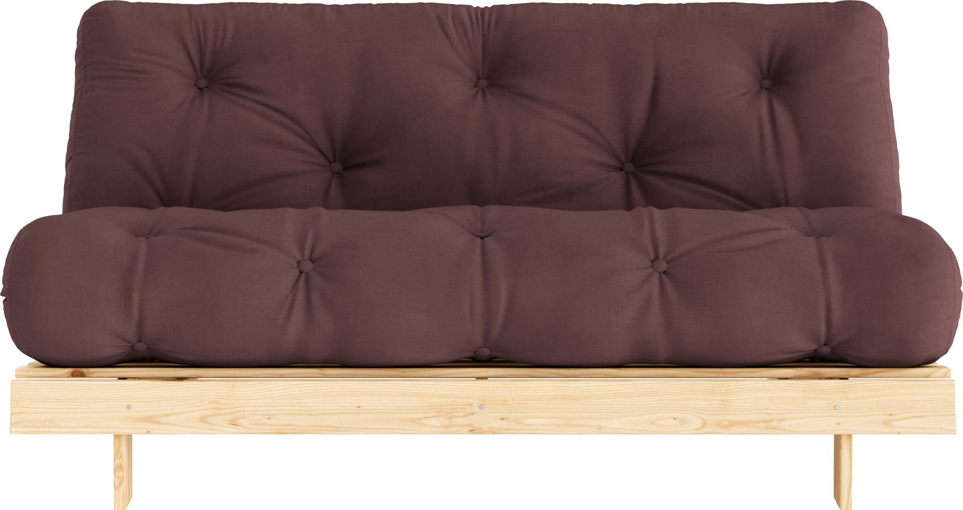 Karup Design Schlafsofa »Roots 160 Schlafsofa, Gästebett, Sofa mit Futonmatratze«, (2 St.), Inkl. Futonmatratze, Liegefläche 160x200 cm, FSC® zertifizierte Kiefer von Karup Design