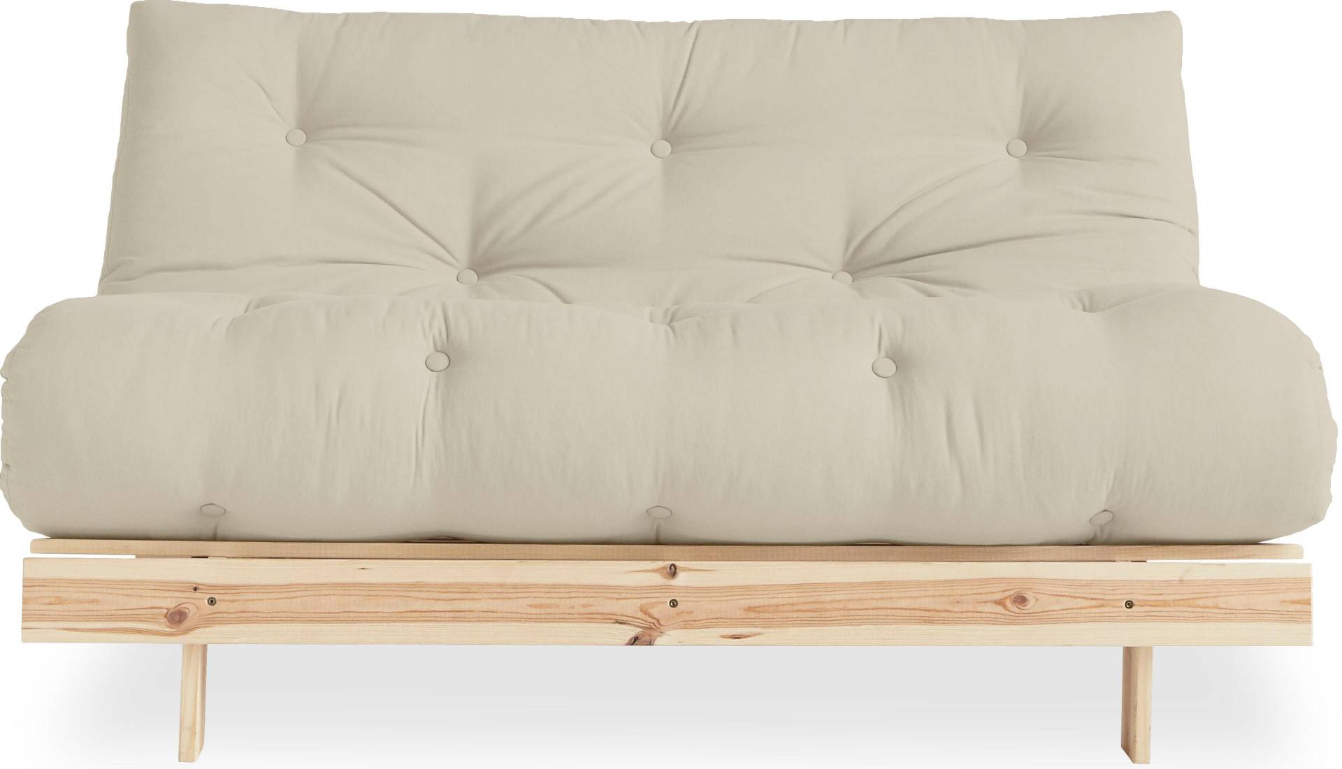 Karup Design Daybed »Roots 140 Schlafsofa, Gästebett, Sofa mit Futonmatratze«, Inkl. Futonmatratze, Liegefläche 140x200 cm, FSC® zertifizierte Kiefer von Karup Design