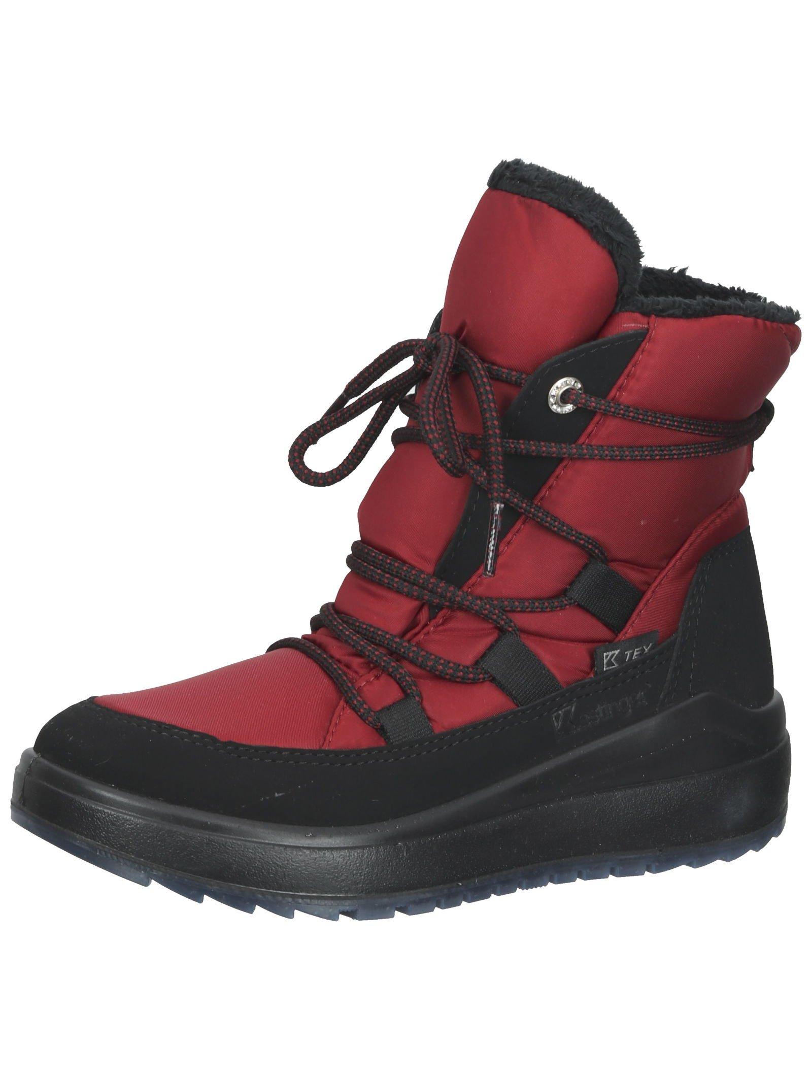 Stiefelette 16338 Damen Rot Bunt 38